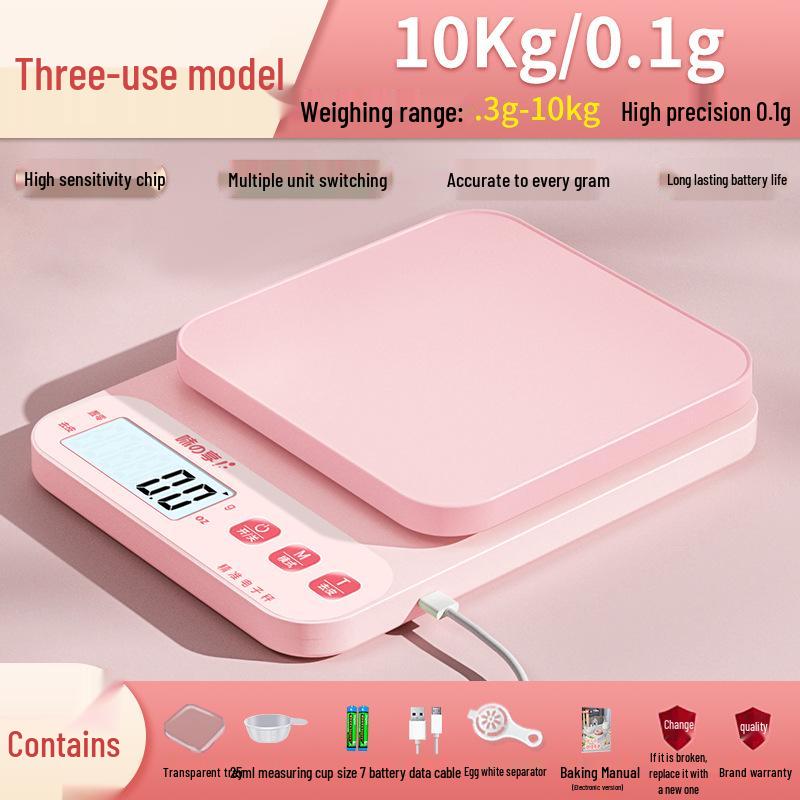 Digitale Küchenwaage mit hoher Präzision für Backen und Kräutermessungen