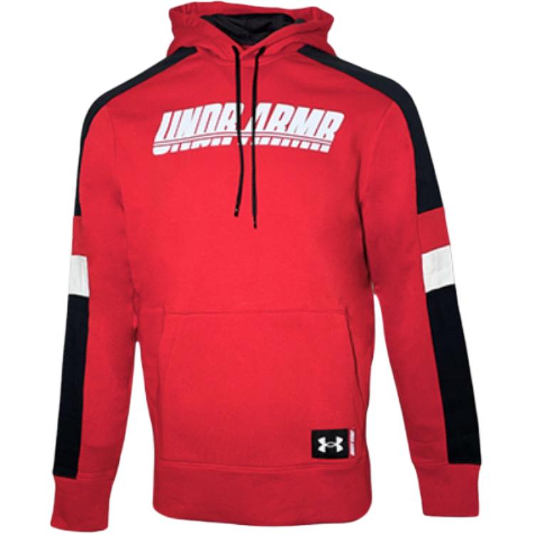 Under Armour Loose Fit Letter Print Hooded Sweatshirt Men tops 1366528-600 S