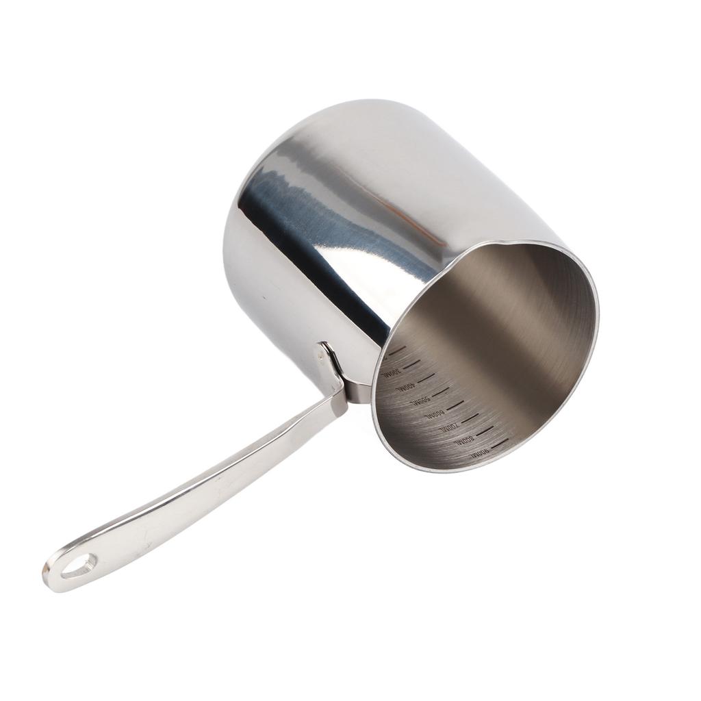 Butter Warmer Pot Quick Heat Conduction Three Layers Stainless Steel Butter Warmer with Accurate