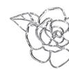 Women Brooch Hollow Rose Flower Design Polished Finish Brooch Pin Dress Coat Sweater Badge Versatile Fashion Accessory