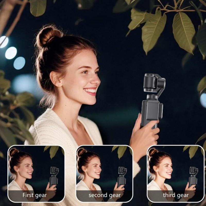 Photography Light Fit for Pocket 3 Adjustable Brightness Soft Lighting Auxiliary LED Fill Light Type C Rechargeable