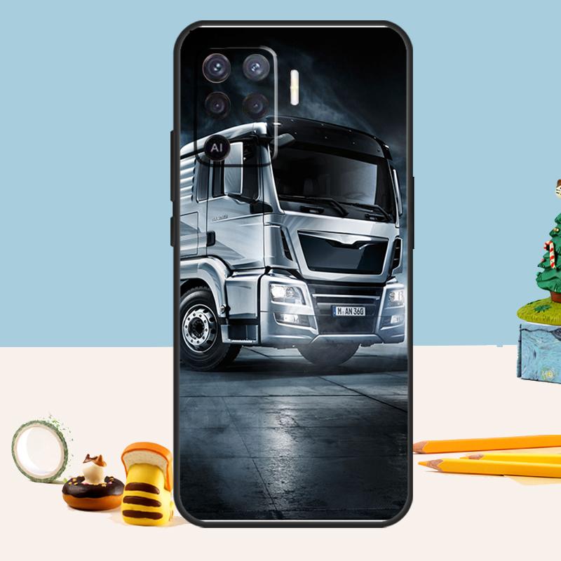 Truck Car For OPPO A98 A78 A58 A53 A54 A57 S A52 A72 A17 A77 A74 A94 A5 A9 A53 A15 A16 A76 A96 Case