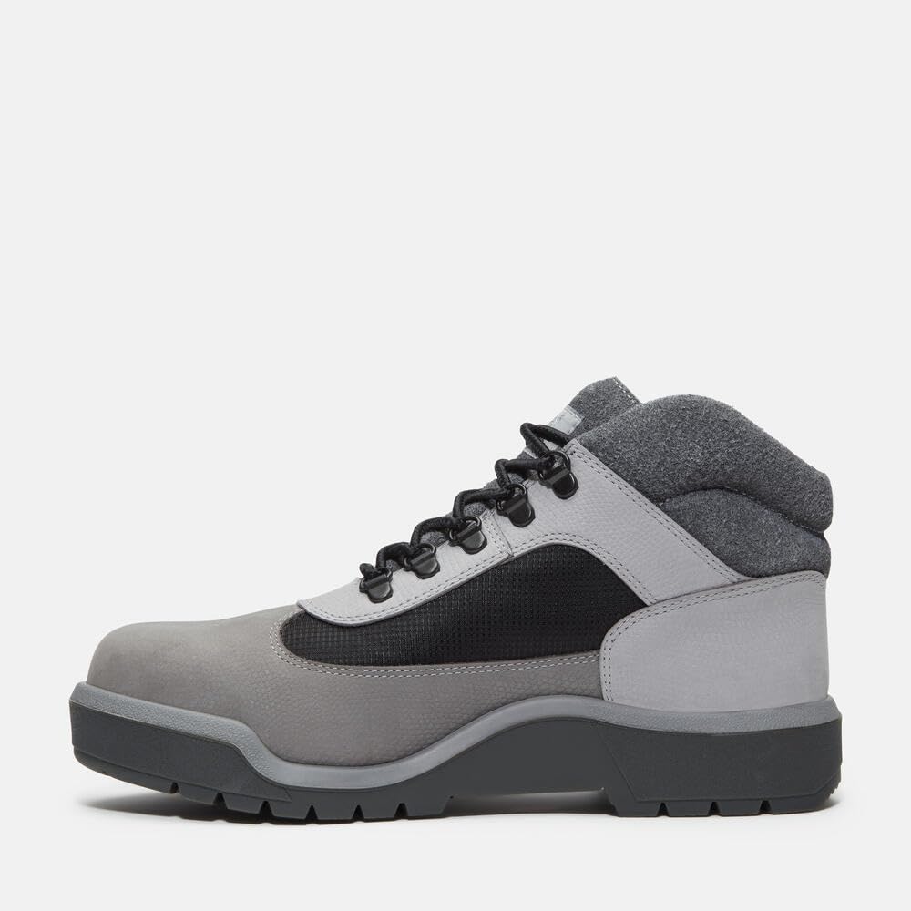 Timberland Waterproof Field Medium Grey Size Size Men's Boots, Nubuck, 8.0 (TB0A6DSWEL81), 26.0cm
