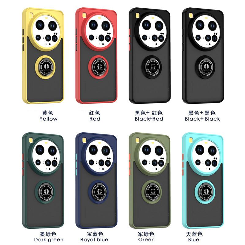 Armor Matte Case For Xiaomi 15 Ultra 5G Cover Ring Magnetic Stand Holder Shockproof Coque Fundas