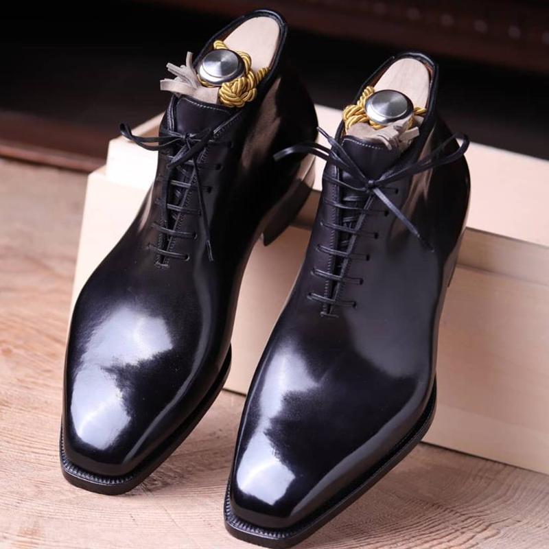 Men All Season Boots Lace Up Ankle Fashion Comfortable Wear For Daily Use Durable Material With Good Quality