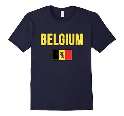 2019 Designs Unisexs Tshirt Tops Summer Cool Funny Tshirt Solid Color Unisex Tshirt Belgium Tshirt Belgian Flag Casual Teeringer T