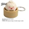 Decompression Keychain 1/2/3Pcs Pendant Stress Relief Toy Mini Steamer Bun Rebound Elastic Bag Soft Squeeze