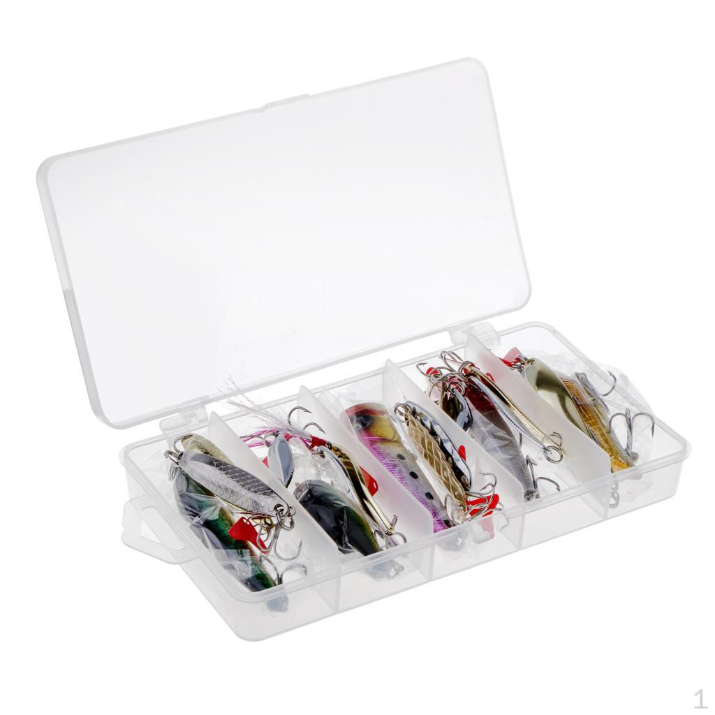 

Рыболовный набор, смешанные твердые блесны и аксессуары