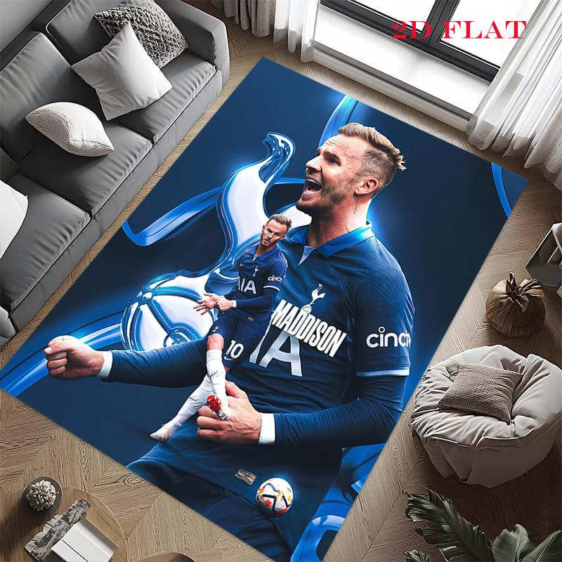 Tottenham team Carpet Rug for Living Room Bedroom Home Sofa Decoration,Kids play Nonslip Floor Mat