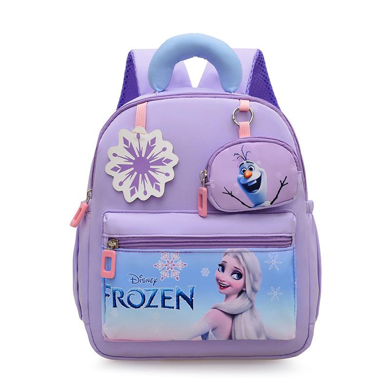 Elsa Spider-Man Cartoon Kinderrucksack mit atmungsaktivem Nylon für den Schulgebrauch