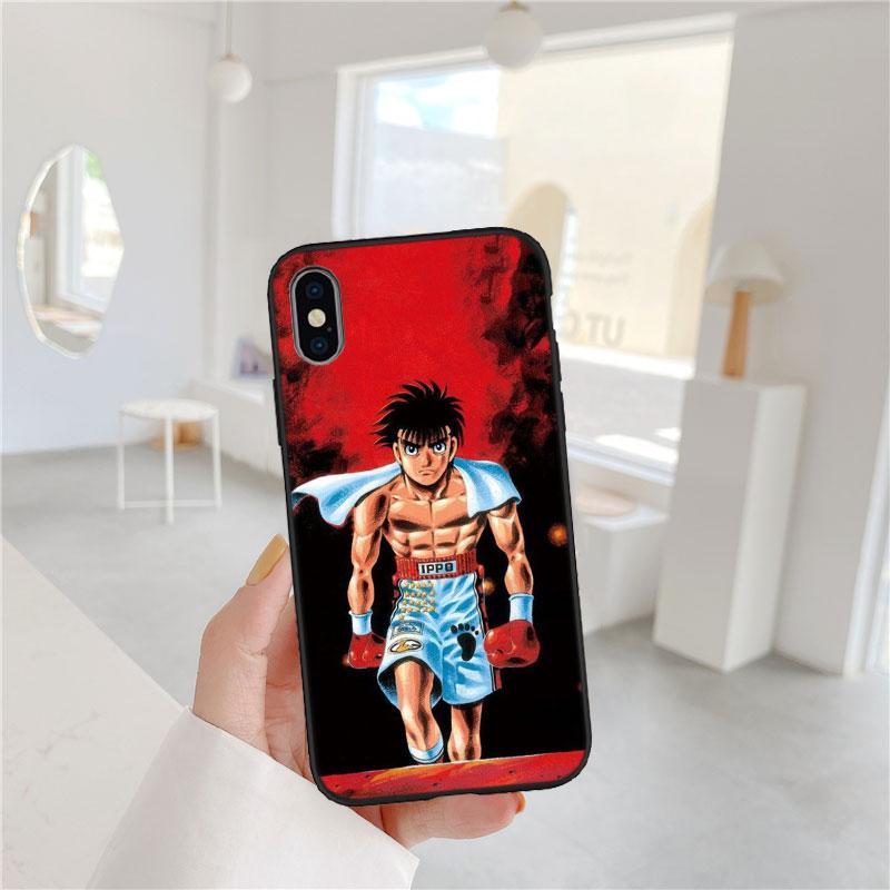 LO50 Hajime no Ippo Soft Shell Phone Case for iPhone 16 15 14 13 12 Pro Max Plus Mini