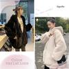 Signifie Boa Boa Drop Size S Women's Blouson, Outerwear, Jacket, Shoulder, Slimming, Hooded, Autumn/Winter, Black,