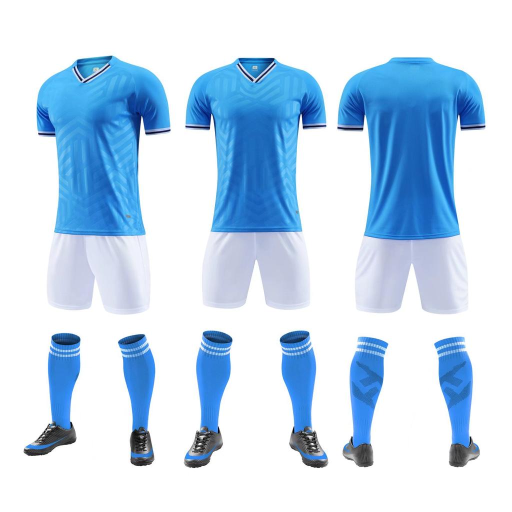 Breathable Sweat Absorbing Soccer Jersey Set Youth Soccer Game Training Wear Adult Kids Soccer Jersey Personality