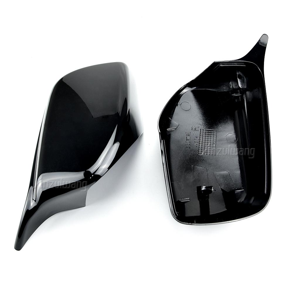 Rearview Mirror Cover Cap Carbon Fiber / Black for BMW 5 Series E60 E61 E63 E64 2004-2008 520i 525i 528i 528xi