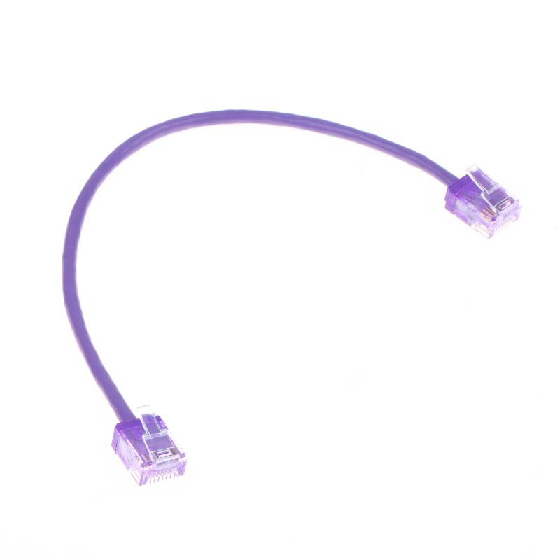 0.2m Slim RJ45 Ethernet Cable 10Gbps 550MHz High Speed Network Cord for Switch TV Box Portable Router Use
