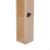 Elegant Unpainted Wooden Box for Storing Trinkets and Keepsakes
