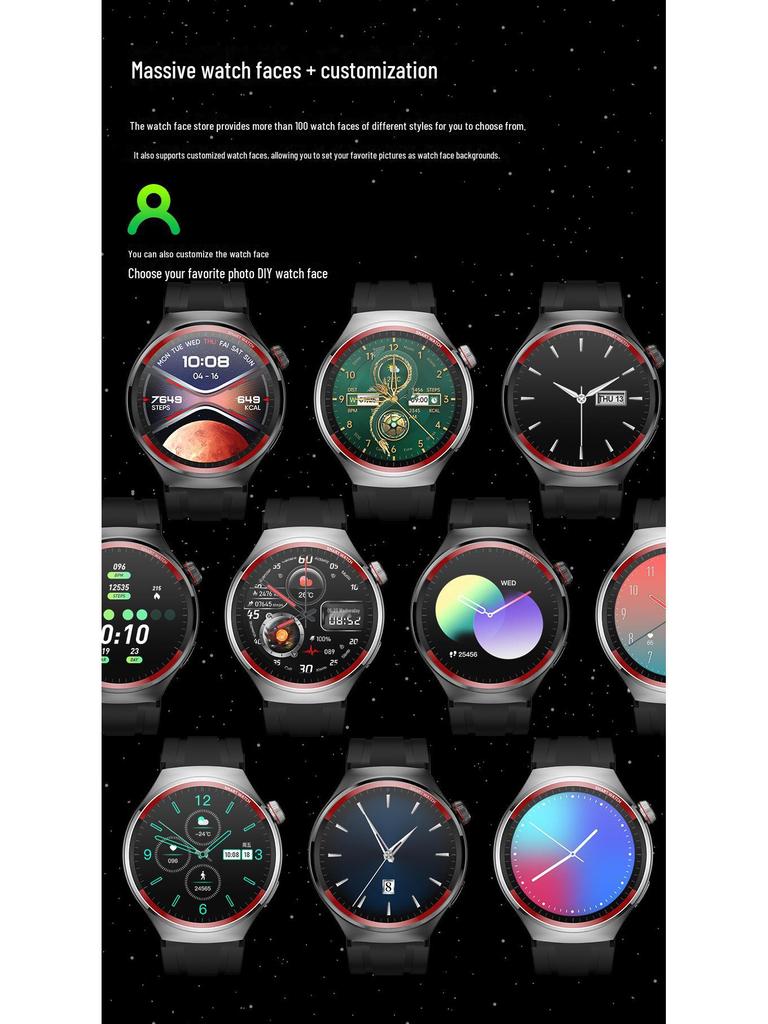 NFC Smartwatch S78 4Pro: Multi-Function Men's Sports Watch and Health Tracker