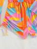 2025 Women's Cross-Border Long Sleeve Mesh Cover-Up Bikini Set: One-Piece Swimwear & Three-Piece Swimsuit.