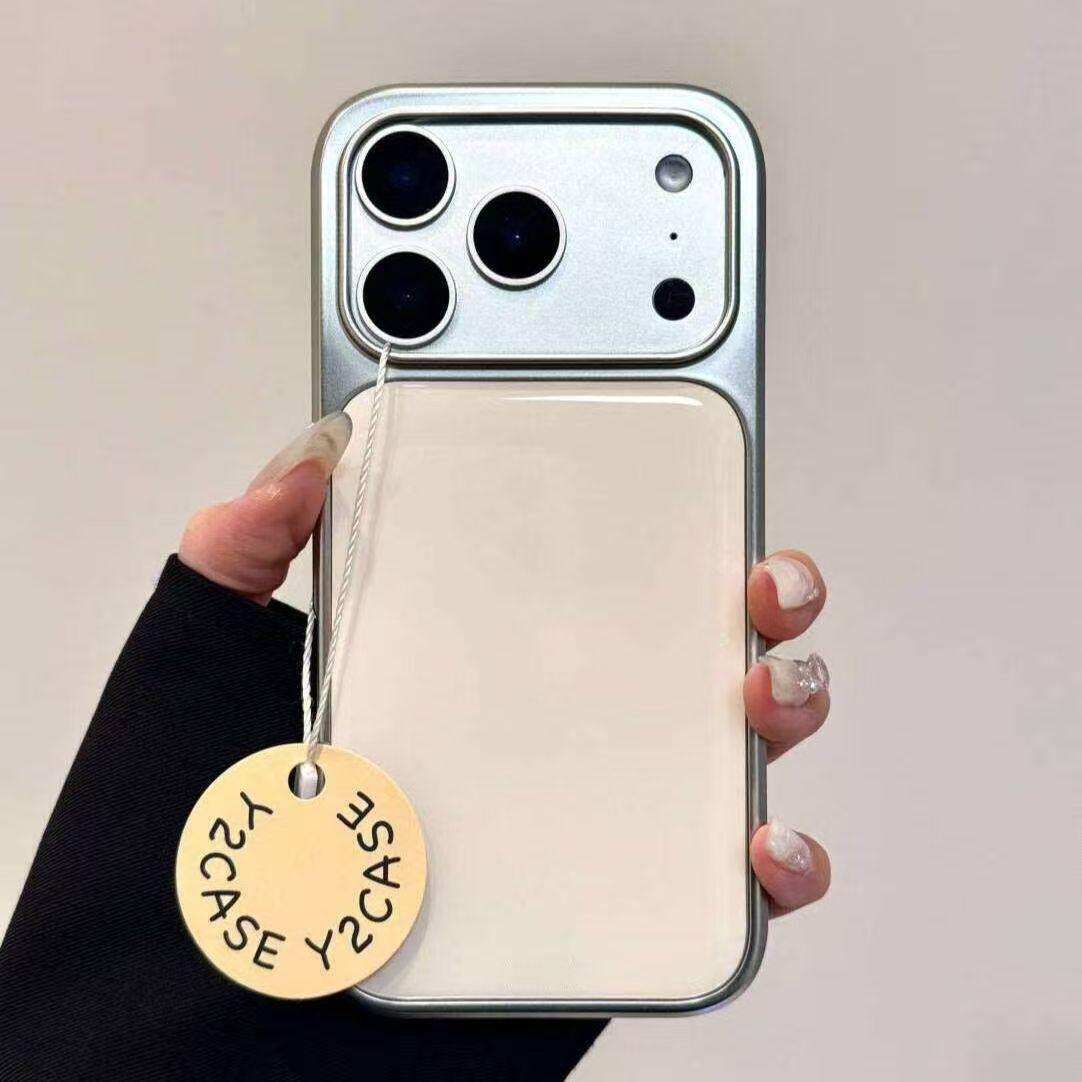 custom printed phone case Minimalist Shockproof for iPhone Opp Bag&For iPhone 16 бежевый