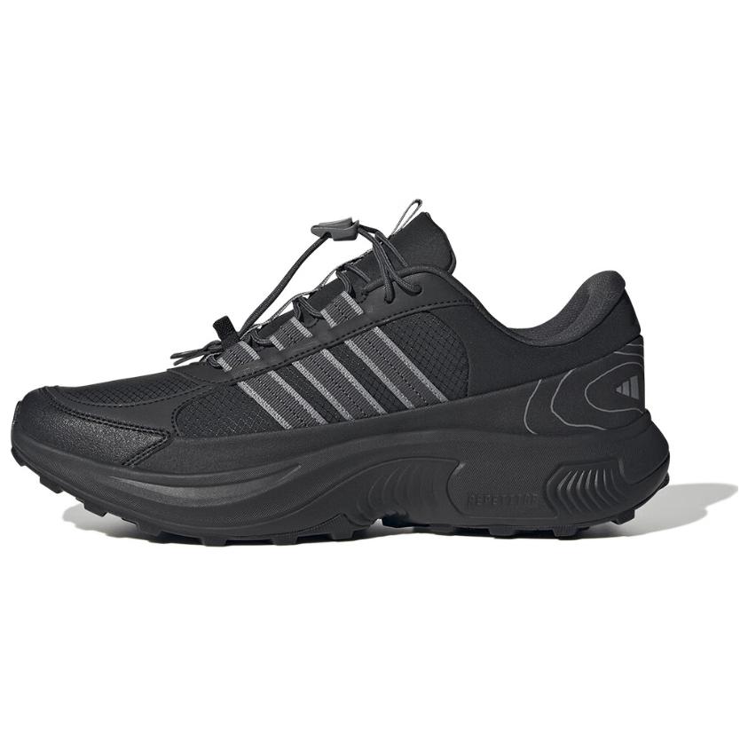 Adidas Roam Wander Comfortable Versatile Shock Absorbing Non-Slip Durable Breathable Low-Top Hiking Shoes Unisex Hiking Shoes Black JR7653