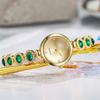 Fashion Ladies Quartz Watch With Alloy Band Decorative Pointer Dial For Women