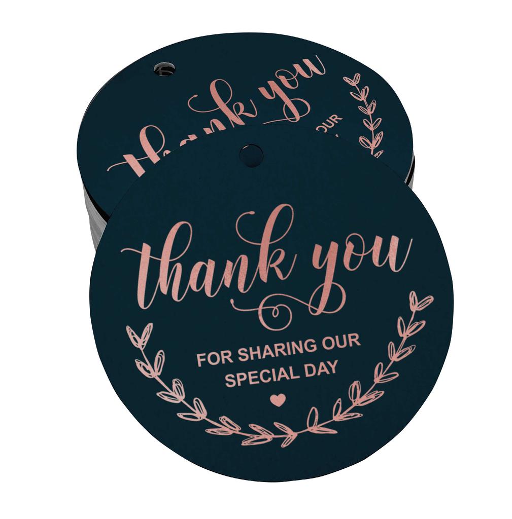 Inkdotpot Thank You For Sharing Our Special Day Bridal Shower-Baby Shower-Retirement-Wedding-Birthday Bottle Tag