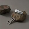 YAQI Tachi Stainless Steel Single Edge Polished Safety Razor Head with A 1.0mm Gap and A 34mm Length Durability Rust Resistance
