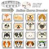 Links Beads Dog Charm Connector 9mm Pet Dog Charm Pendant DIY Jewelry Personalized Gift