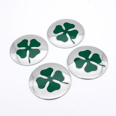 4 x Alfa Romeo Four Clover 56 mm Auto-Radkappen-Abdeckungsaufkleber