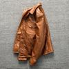 Leather Jacket Men's Tooling Locomotive Clothing Short Slim Autumn and Winter Jacket