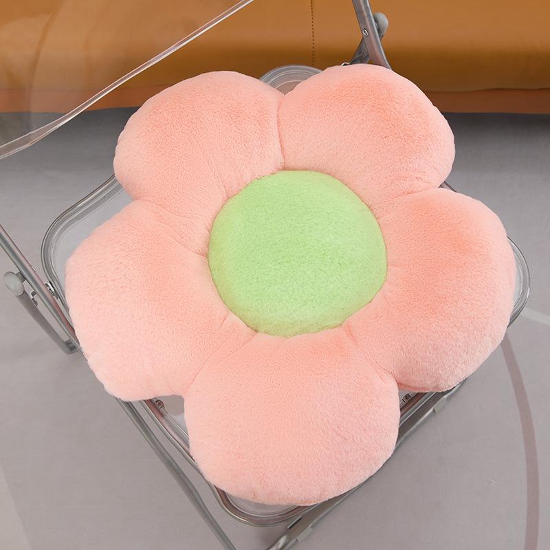 

Sunflower Flower Pillow - Office Nap Cushion & Waist Support for Home, Office, or Car 35cm розовый