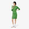 Women's Shiny Pique Long Sleeve Dress EF9901-56GNPA