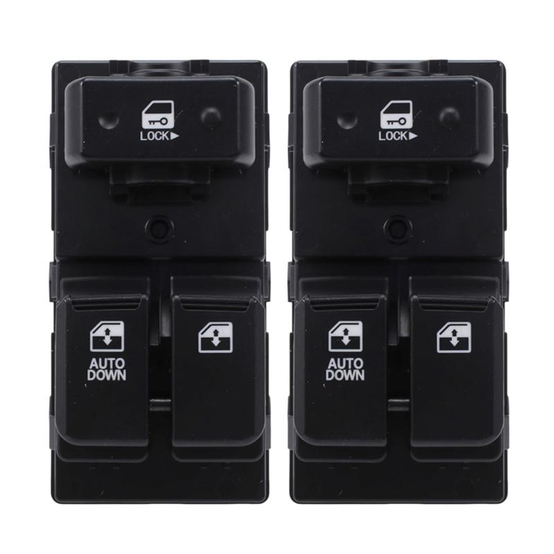2PCS Car Window Lift Switch (Front Left) 93571-4H110 For HYUNDAI H-1 Cargo (TQ) 2008-2011