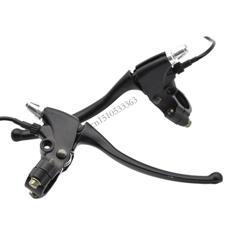 

090E 2x Universal Electric Brake Handle Lever Right Left Cycling Handle Grips чорний