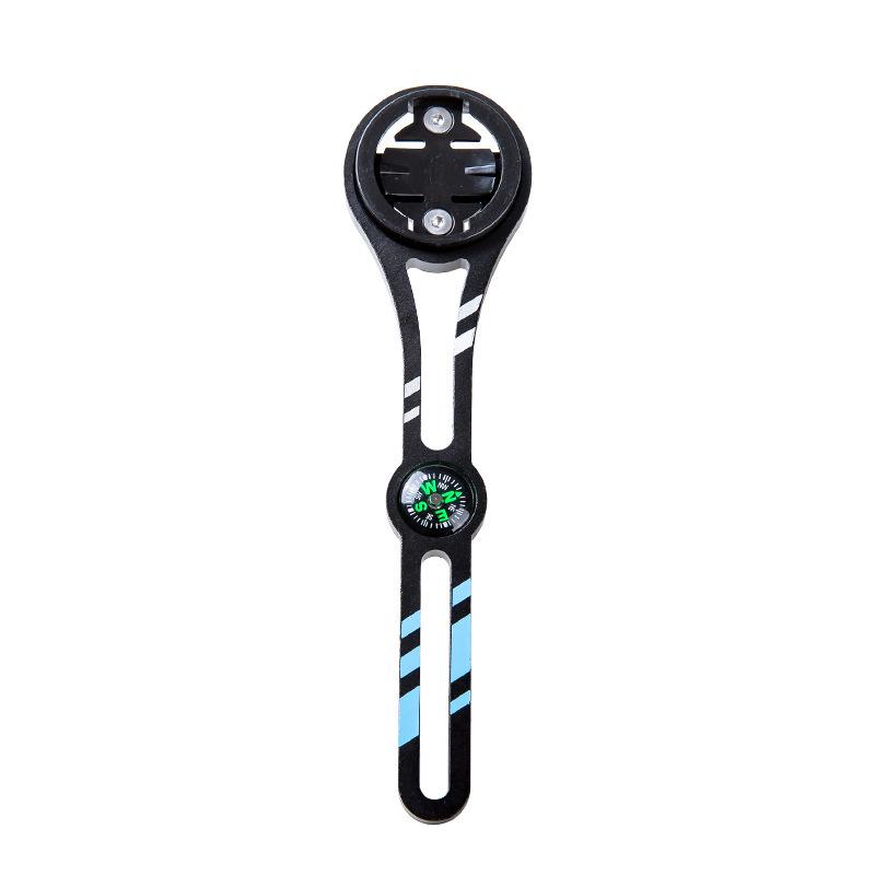 Adjustable Aluminum Bike Computer & Light Mount with Compass for Road Cycling