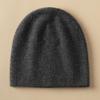 Women's 100% Pure Cashmere Double-Sided Beanie - Warm, Versatile Knit Hat for Autumn/Winter