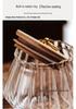 Striped High Borosilicate Glass Tea Jar for Kitchen