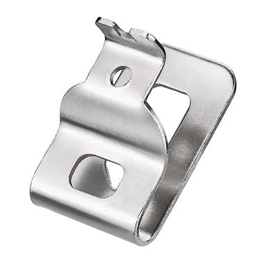 1 set verktygsbältesklämma Enkel att installera verktygsklämmor i rostfritt stål Kroksats med skruv för Dewalt N268241