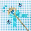 Meteor APAC minacute Magical Stick with Star, Gold & Blue, Size: Approx. W5 x D1 x H36 cm, Q7990