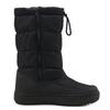 Shenji Schnee Lang Kaltes Wetter und Größe Damenstiefel, Stiefel, Slipperstiefel, Schwarz, 24,5cm