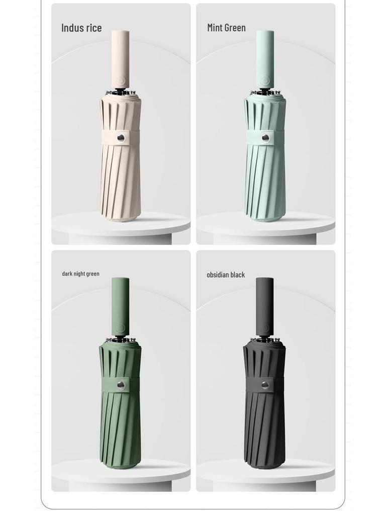 32-Bone Anti-Storm Automatic Dual-Use Umbrella: Sunshade, Sunscreen, UV Protection for Men & Women