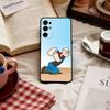 Cartoon Sailor Phone Case For Samsung S25,S24,S21,S22,S23,S30,Ultra,S20,Plus,Fe,Soft Black Cover