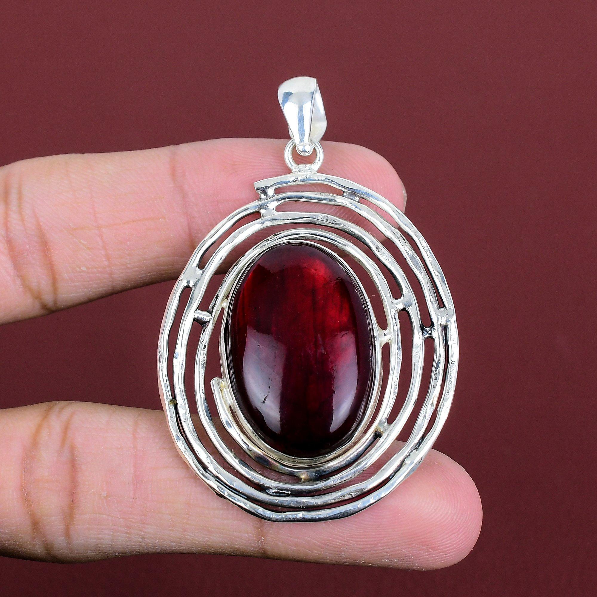 Red fire labradorite pendant natural gemstone jewelry amazing handmade pendant 925 sterling silver pendant labradorite jewelry gifts for her