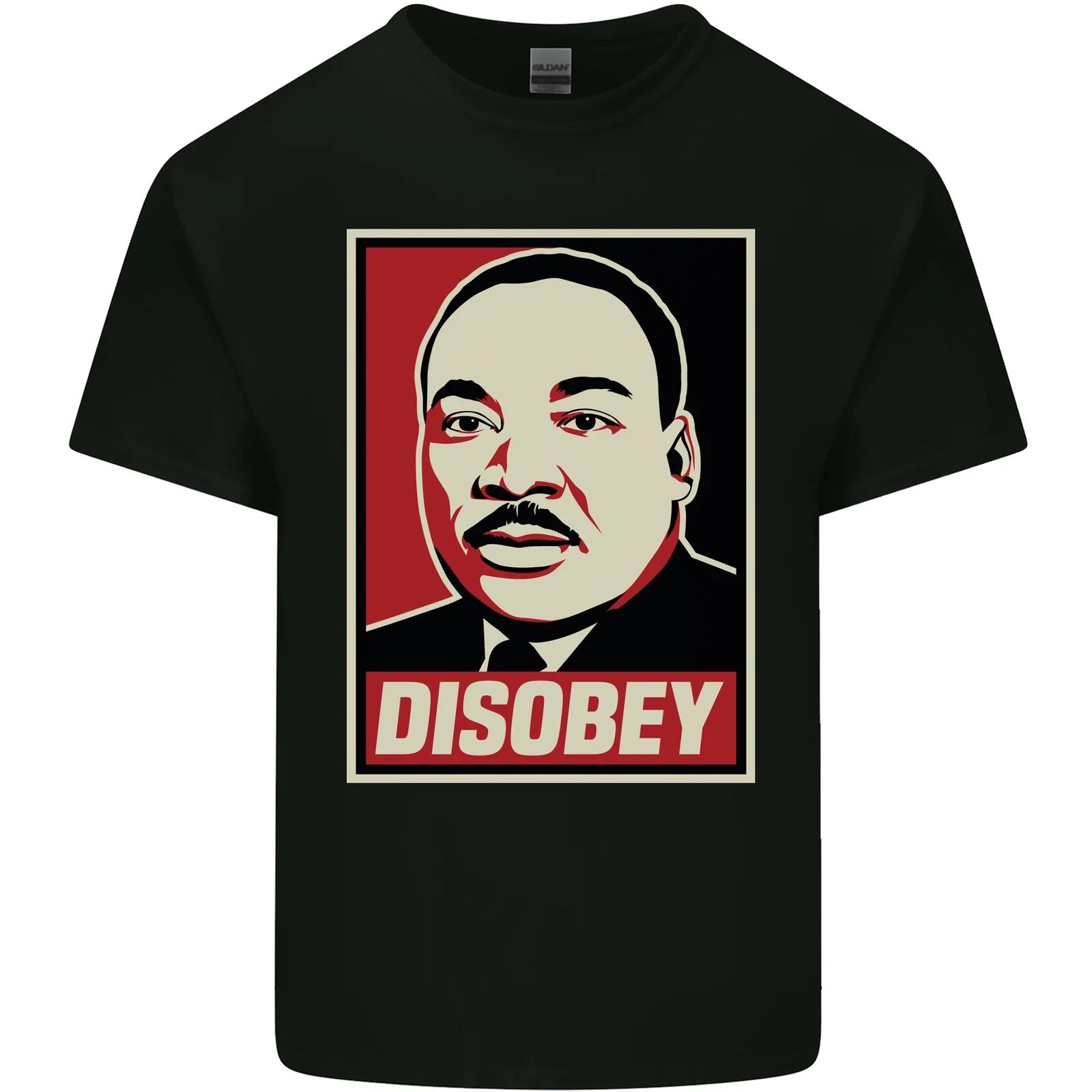 Disobey Martin Luther King Black Lives Matter Kids T-Shirt Childrens M