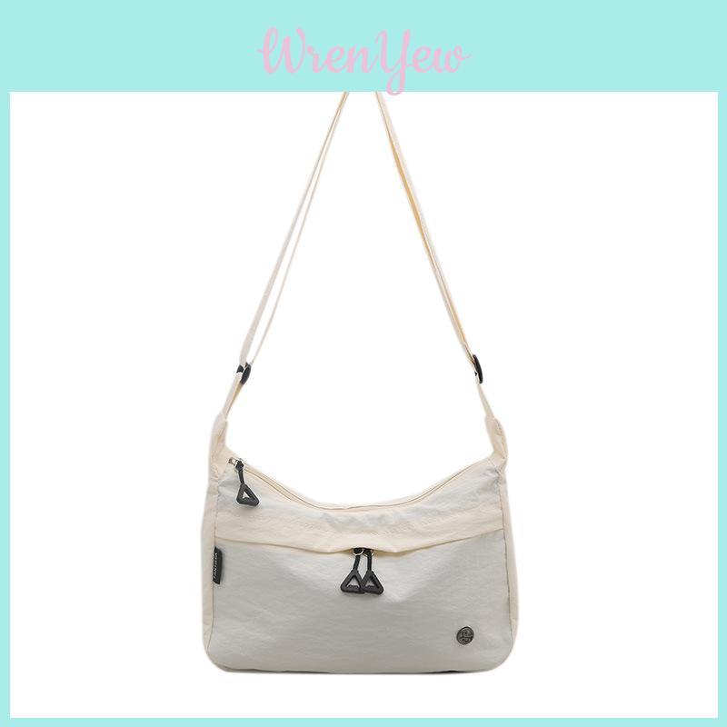 Nylon Small Square Bag Waterproof Canvas Casual Shoulder Phone Purse For Daily Use