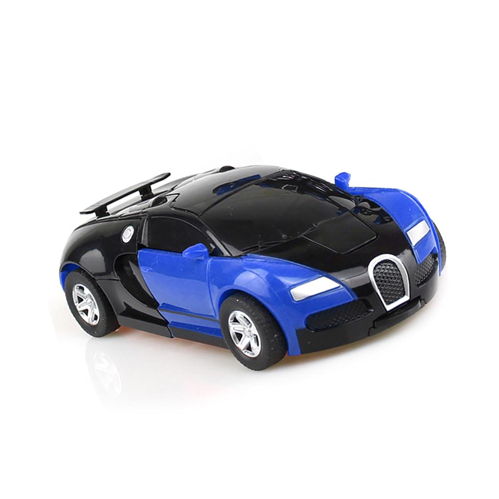 Автомобиль Робот Пластик Масштабный Износостойкость Прочность Транспортные средства Игрушки Фигурка Действия Инерционный Привод Автомобиль Роботы blue