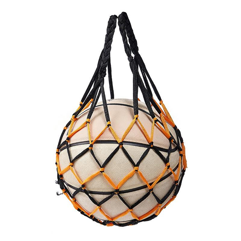 Football Net Bag Nylon Bold Storage Single Ball Carry Portable Equipment Outdoor Sports Soccer Basketball Volleyball