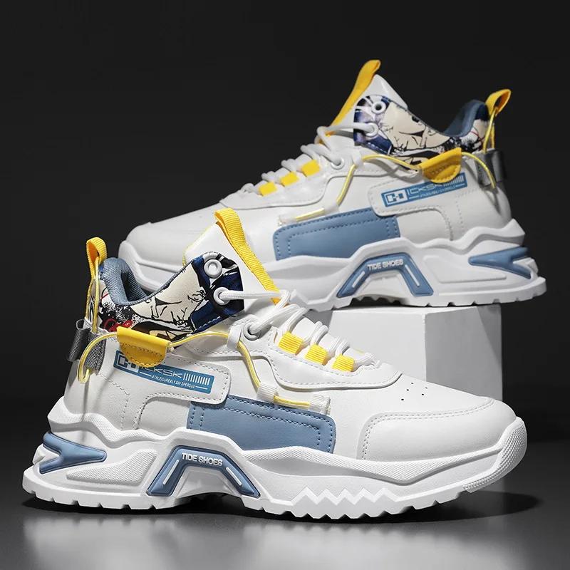 Pantofi sport pentru bărbați, pantofi de alergare originali, pantofi de brand confortabili, pantofi vulcanizați cu platformă, pantofi casual pentru bărbați, pantofi casual pentru bărbați, tenis