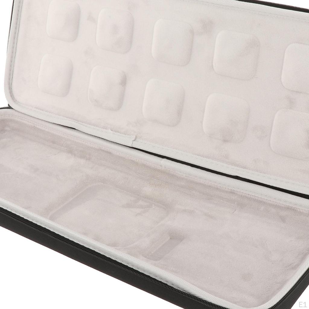 Handheld Keyboard Storage Bag High Hardness Simple Inner Foam Water Resistant Carrying Case for