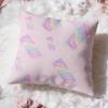 Cartoon style Pattern Cushion Cover Premium Comfort Reversible Pillow Cove Two in One Design for Any Room  Car Interior